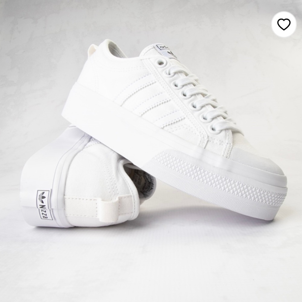 Adidas Nizza platform shoes!